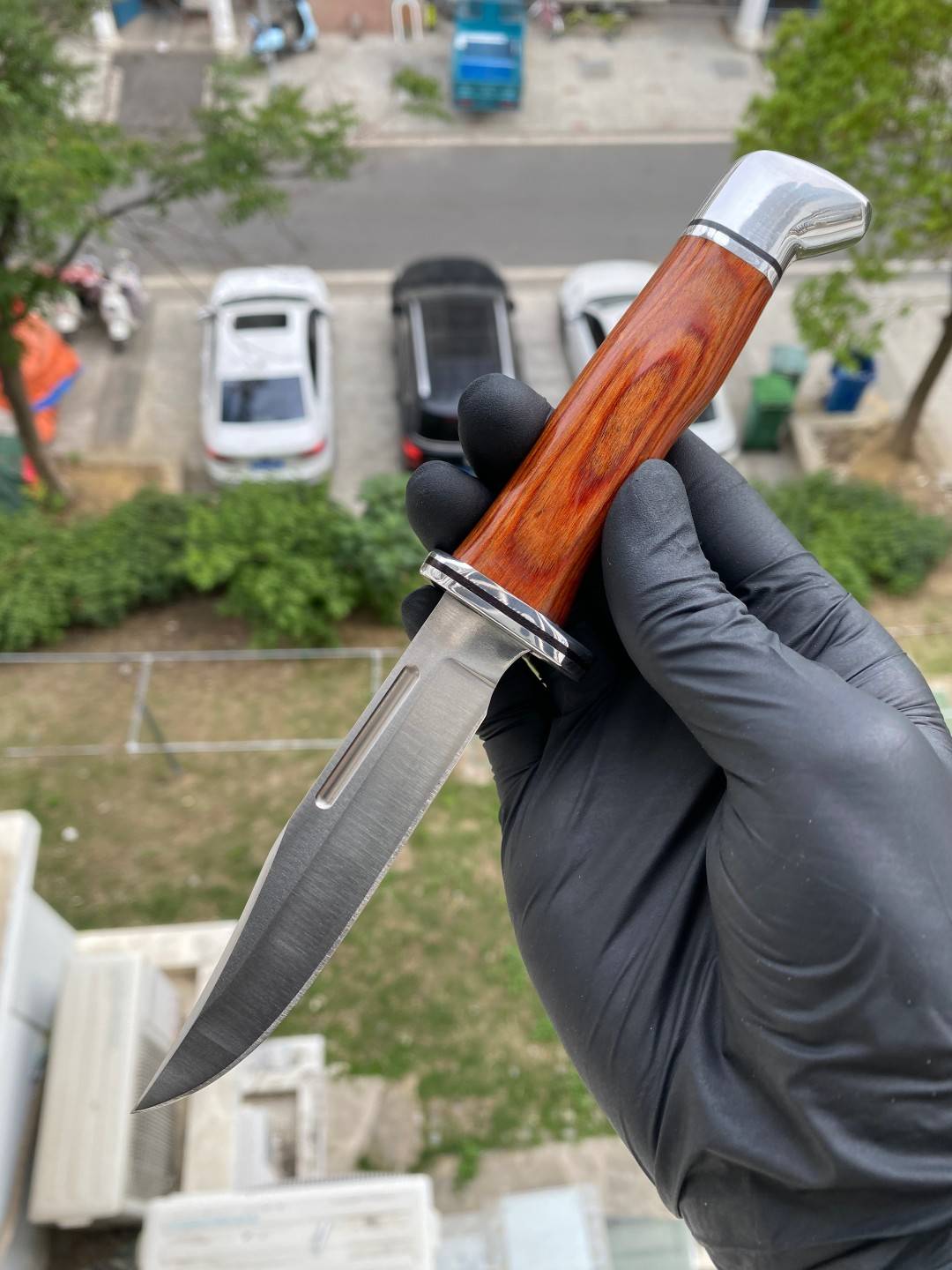 Buck knives 420HC钢 黄檀木柄 0117CCS1-B 棕色 1150