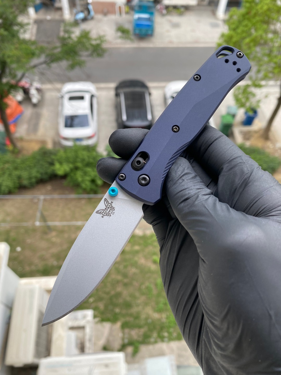 Benchmade Bugout CPM-S90V钢 铝合金柄 535SL-13 蓝色 2650