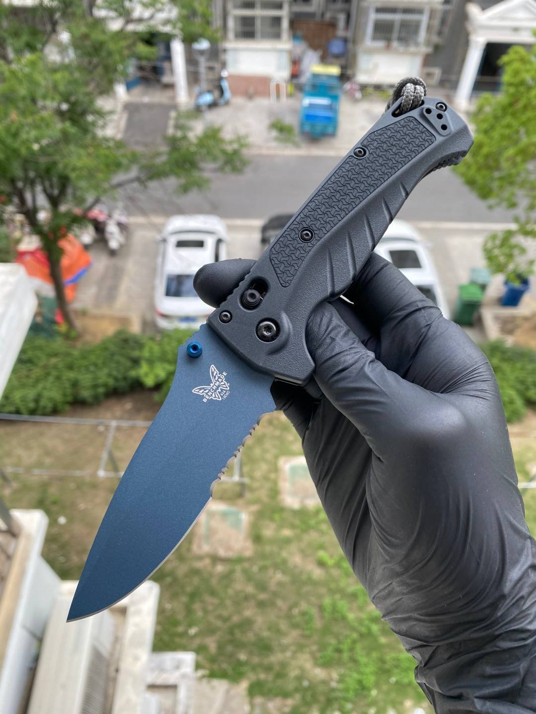 Benchmade Water Adira AXIS CPM-MagnaCut钢 Grivory 手柄 18060SBT-01  蓝色 2149