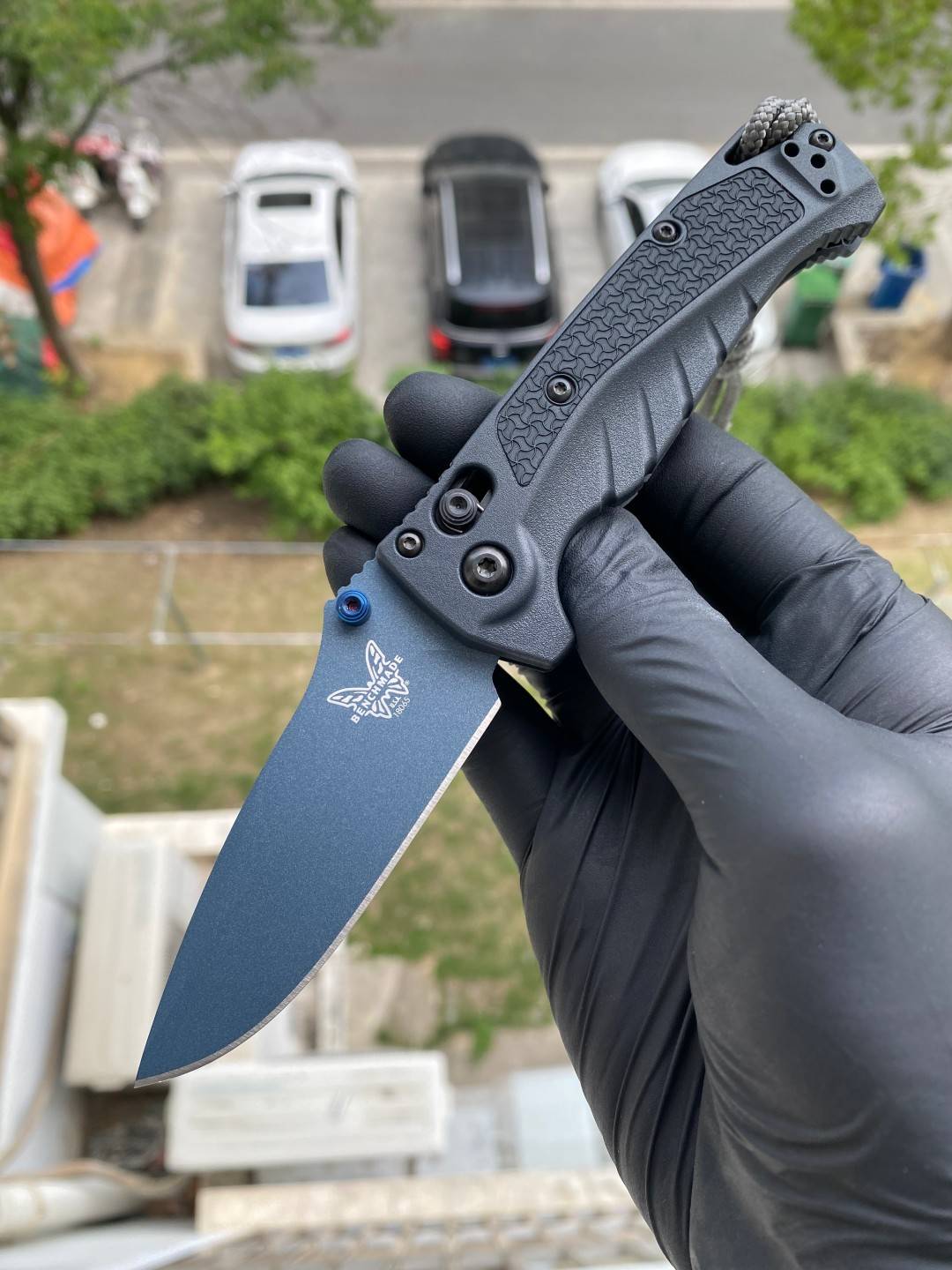 Benchmade Water mini Adira AXIS CPM-MagnaCut钢 Grivory 手柄 蓝色 18065BT-01 1999