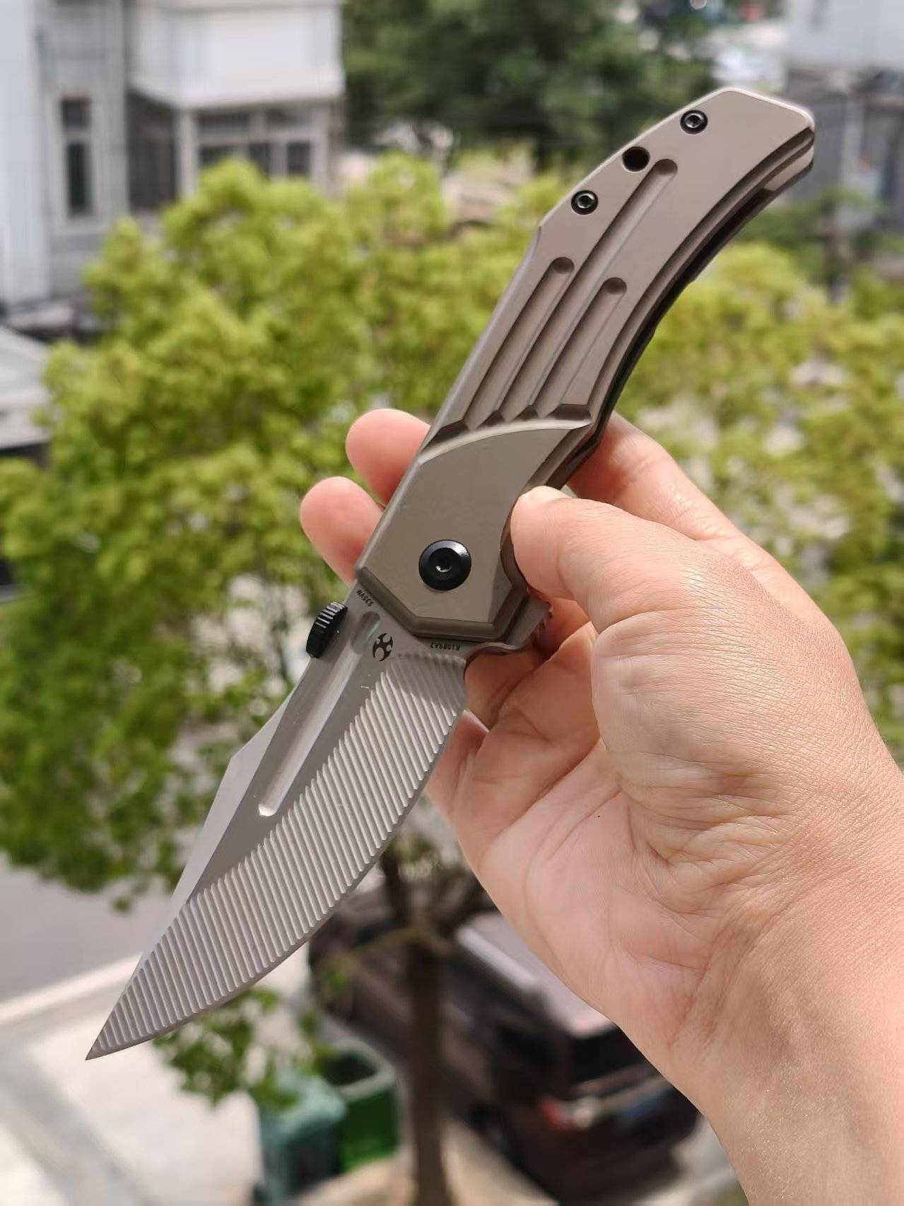 KANSEPT Orion   CPM S35VN钢   钛手柄  K1089A2  1400