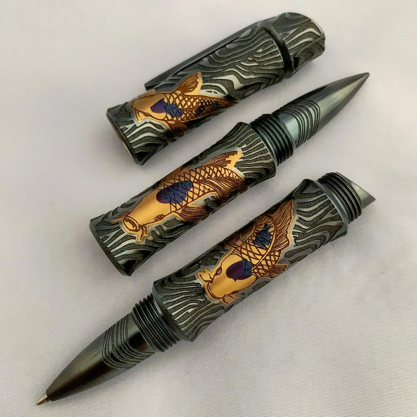 Dmitry Streltsov Bamboo Titanium Pen