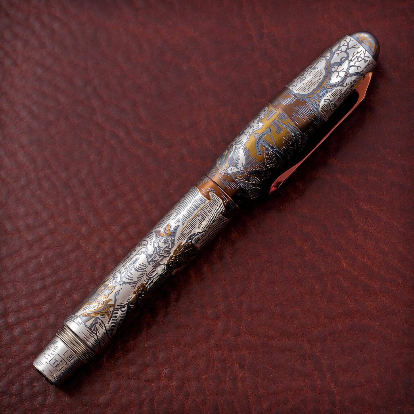 Dmitry Streltsov Bamboo Titanium Pen