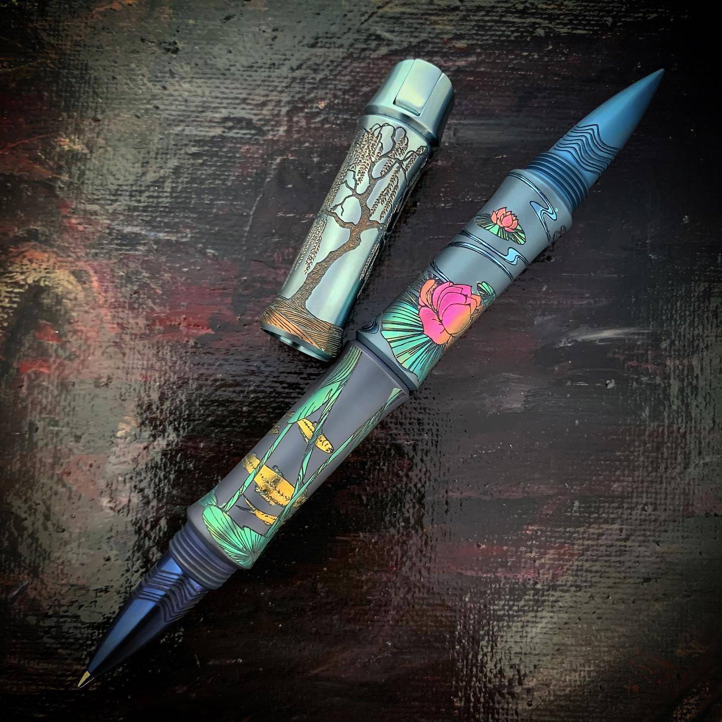 Dmitry Streltsov Bamboo Titanium Pen