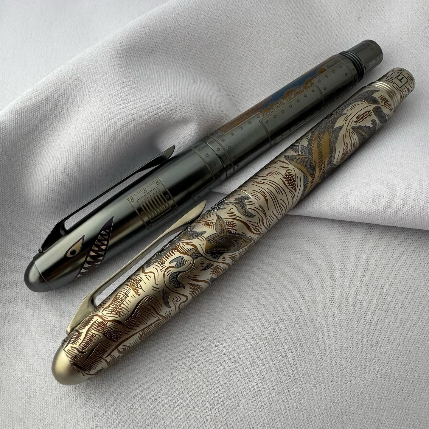 Dmitry Streltsov Bamboo Titanium Pen