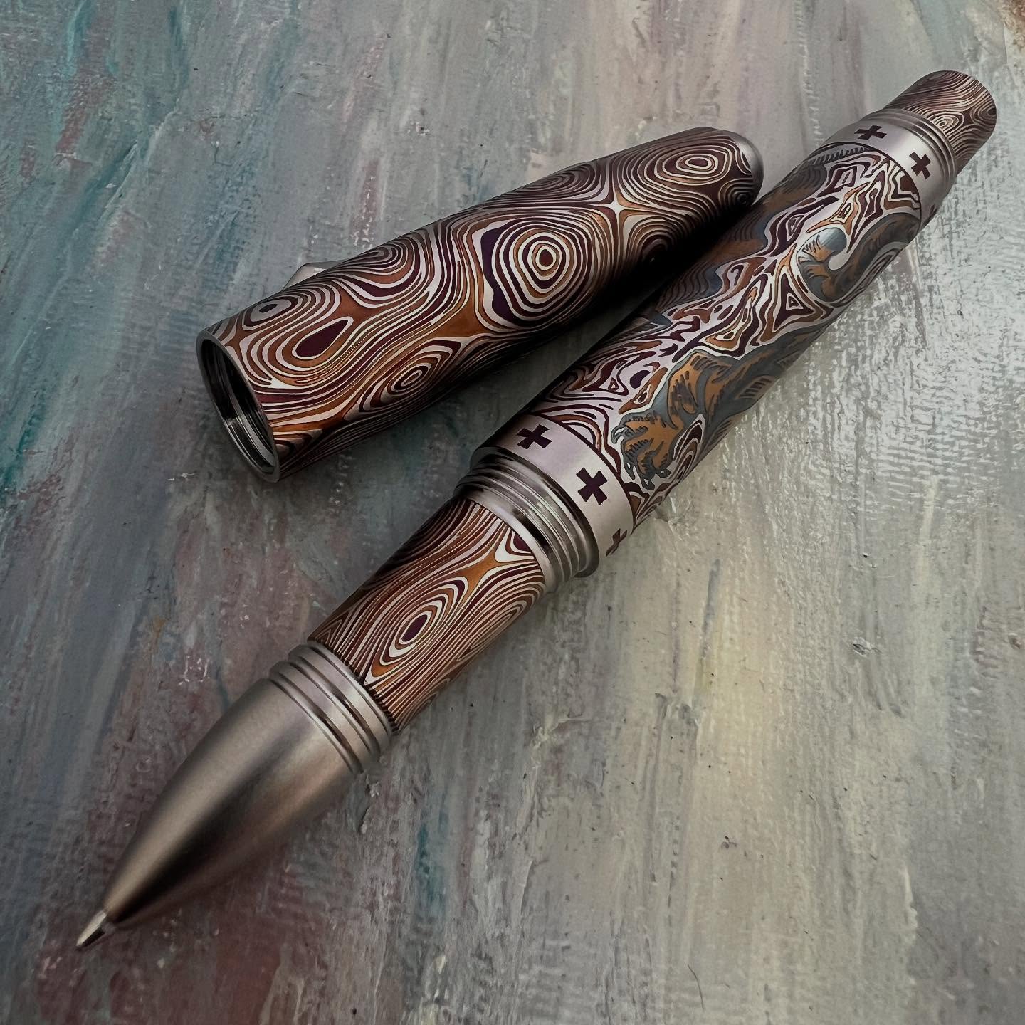 Dmitry Streltsov Bamboo Titanium Pen