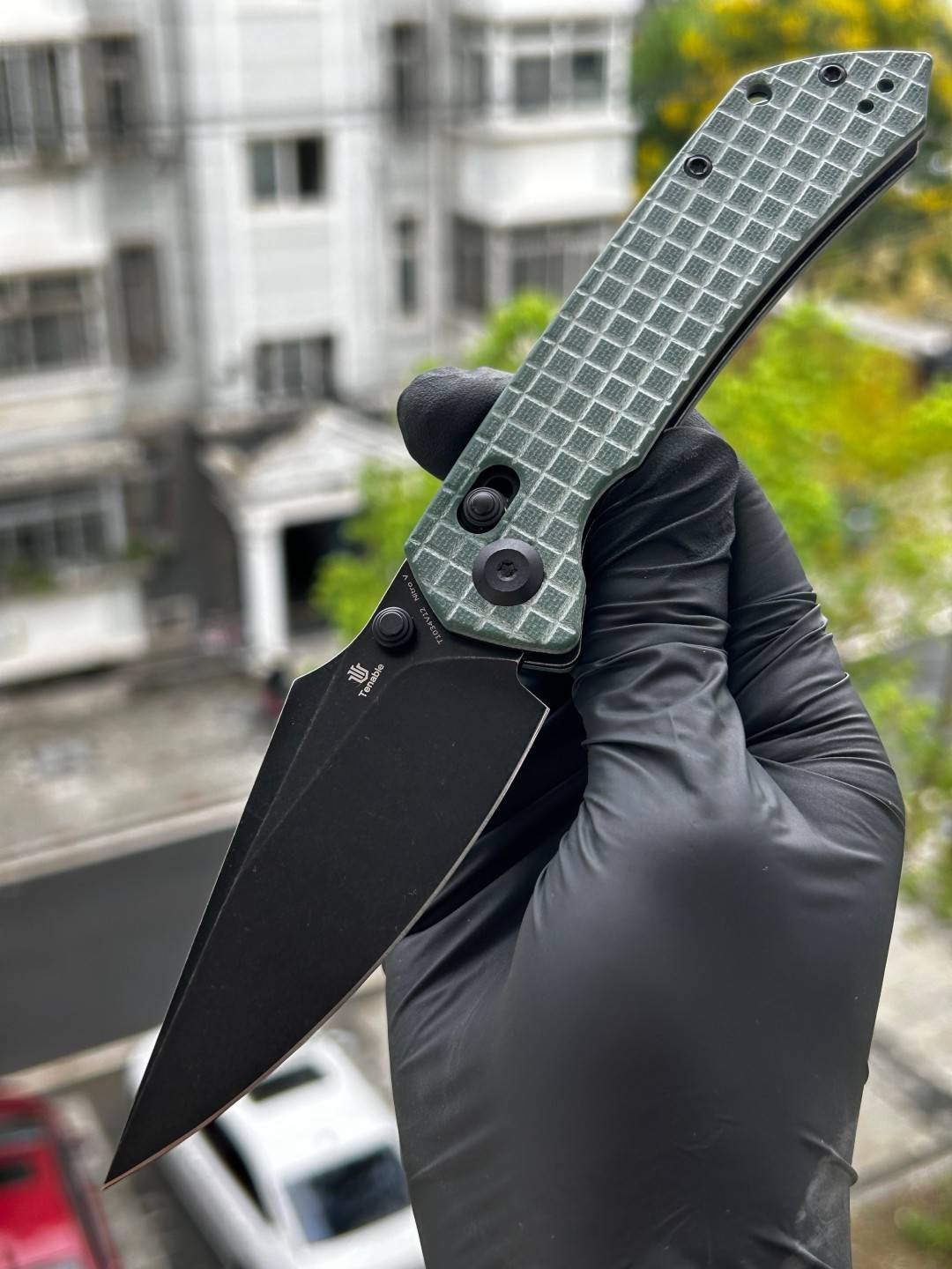 Tenable Fenrir Nitro-V钢 G10手柄 T1034V12 绿色 500