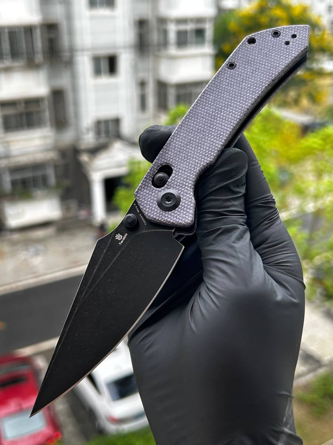 Tenable Fenrir Nitro-V钢 Micarta钢 T1034V4 紫色 500