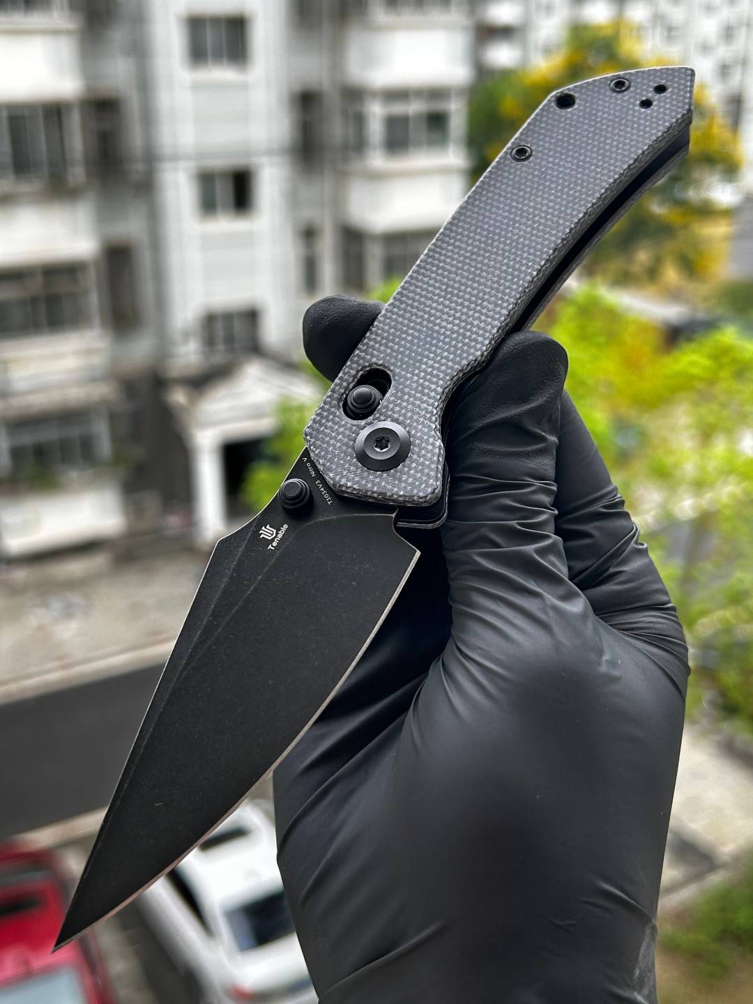 Tenable Fenrir Nitro-V钢 Micarta手柄 T1034V3 黑色 500