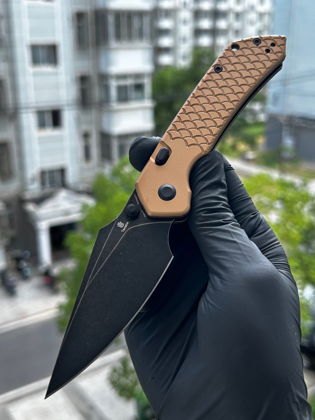 Tenable knives Fenrir Nitro V B1034H11 棕色 690