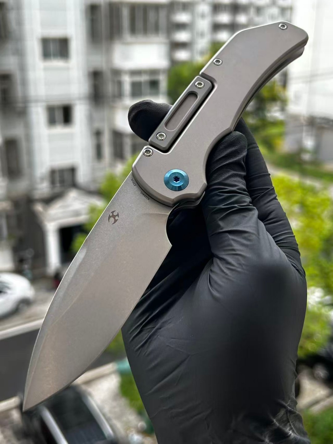 KANSEPT Hazard CPM S35VN钢 钛手柄 K1104H1 钛原色 1180