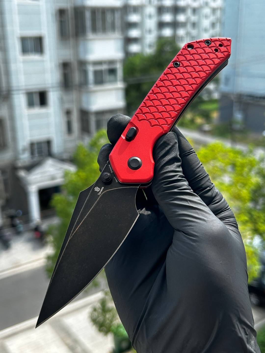 Tenable knives Fenrir Nitro V 红色 铝合金柄 B1034H10 红色 690