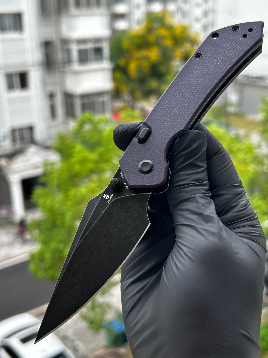 Tenable knives Fenrir Nitro-V钢 紫色G10柄 B1034H1 紫色 450