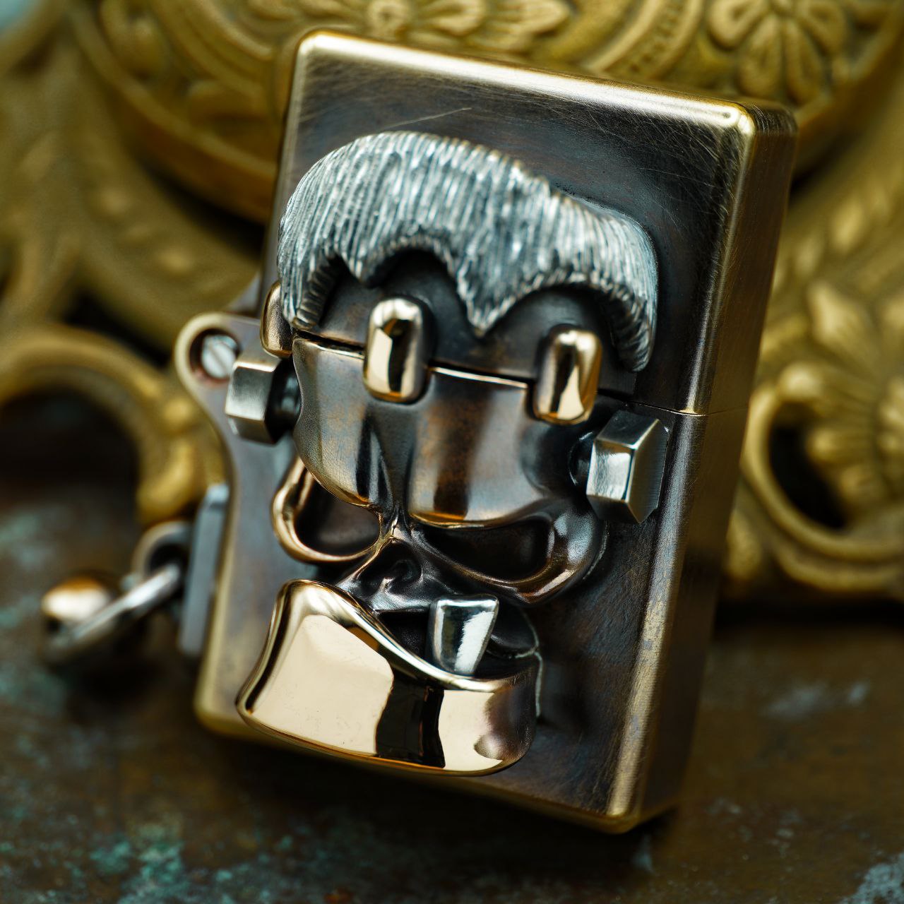 Cpprhd Custom Frankenstein Lighter 俄罗斯铜斑蛇定制科学怪人打火机