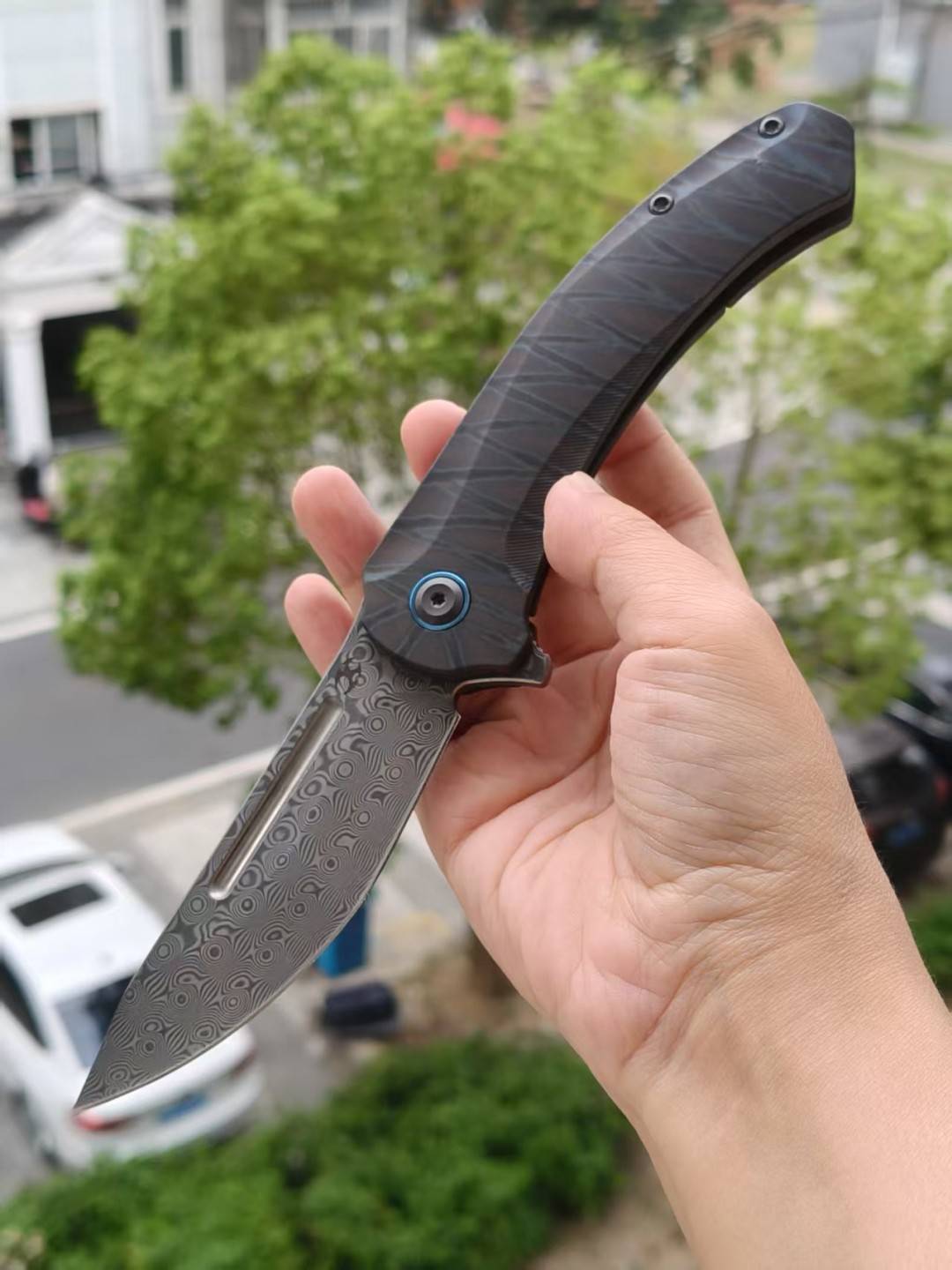 【寄售】KANSEPT Hira 大马士革钢 钛手柄 K1090A5 灰色 650