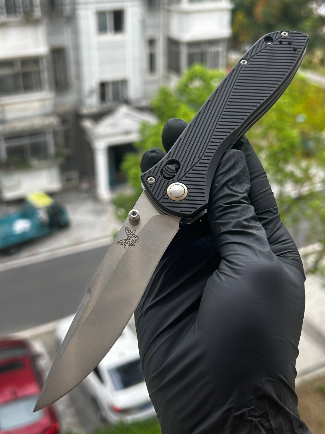 Benchmade 710-25 McHenry & Williams Seven | Ten  M390钢 铝柄 黑色 3699