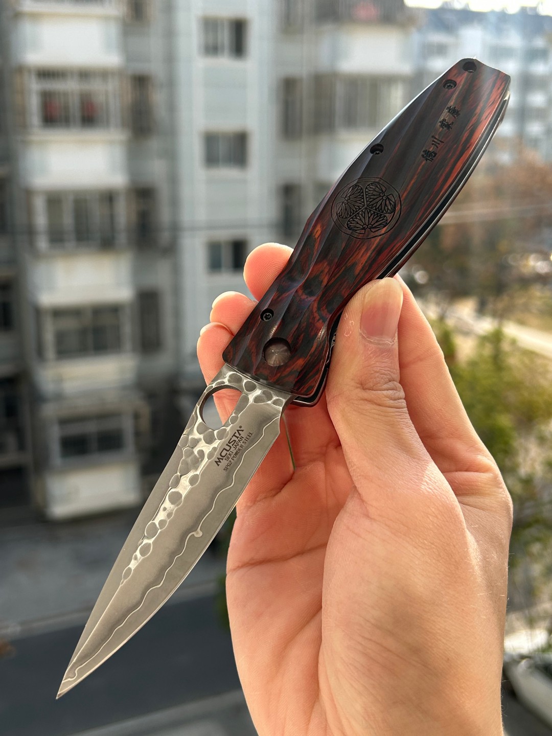 Mcusta MC-0183G Tokugawa Ieyasu 徳川家康 SGP2钢 木柄 1280