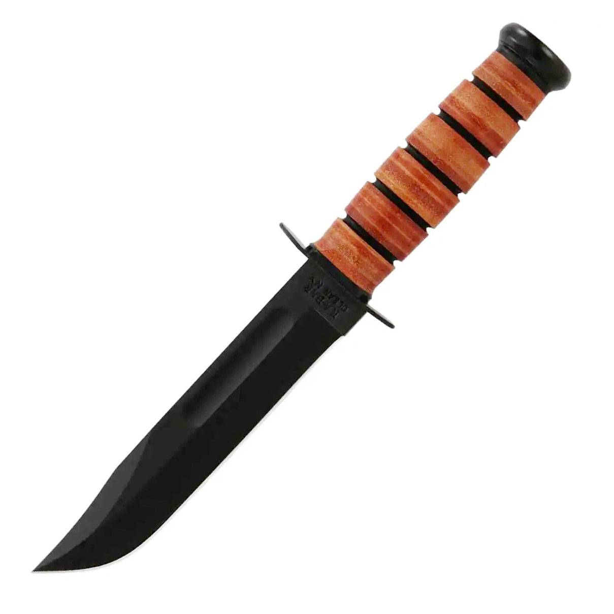 美国卡巴1217 KA-BAR 1217 美国海军陆战队战斗刀 棕色刀鞘 880