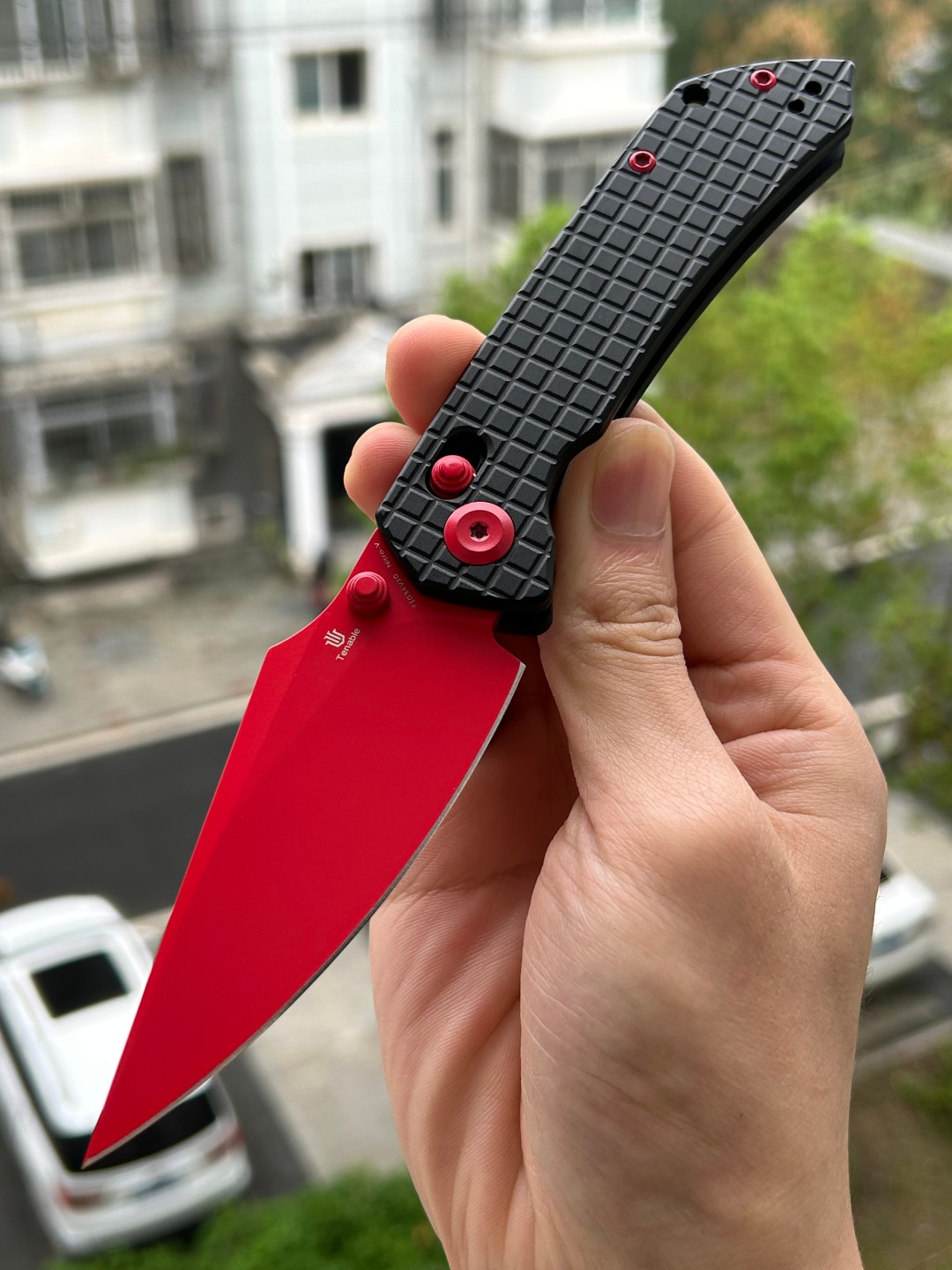 Tenable Fenrir Nitro-V钢 铝合金手柄 黑色 T1034V10 黑色 500