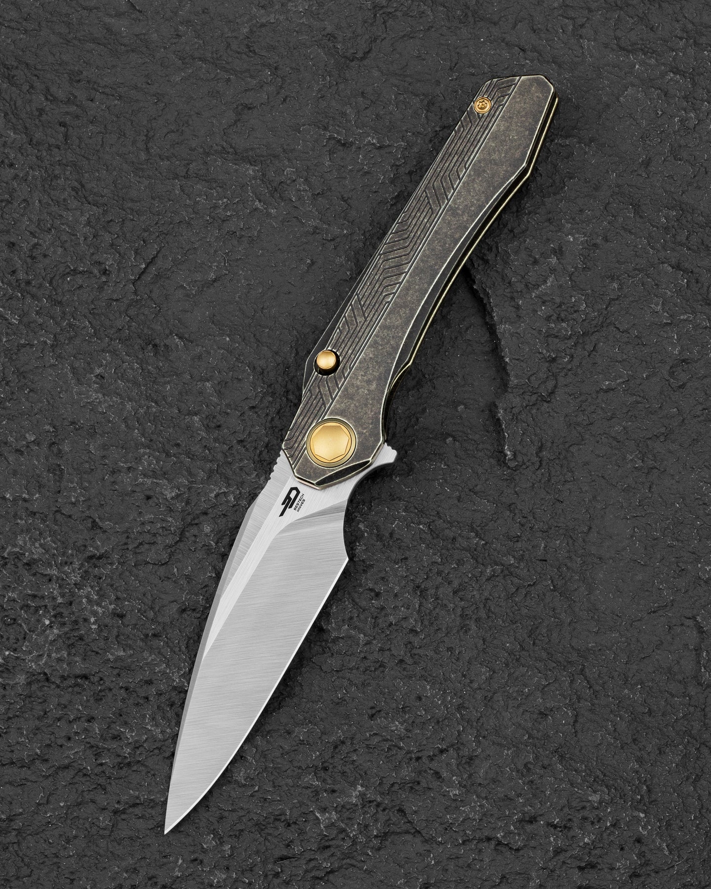 BESTECH WET NELLIE MagnaCut钢 钛手柄 BT2505C 钛黑铜色 1880