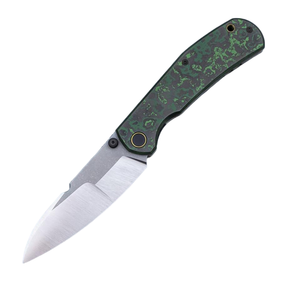 Arakun knives Fatum DiGri QPM420V钢 碳纤维柄 手工定制刀 17800