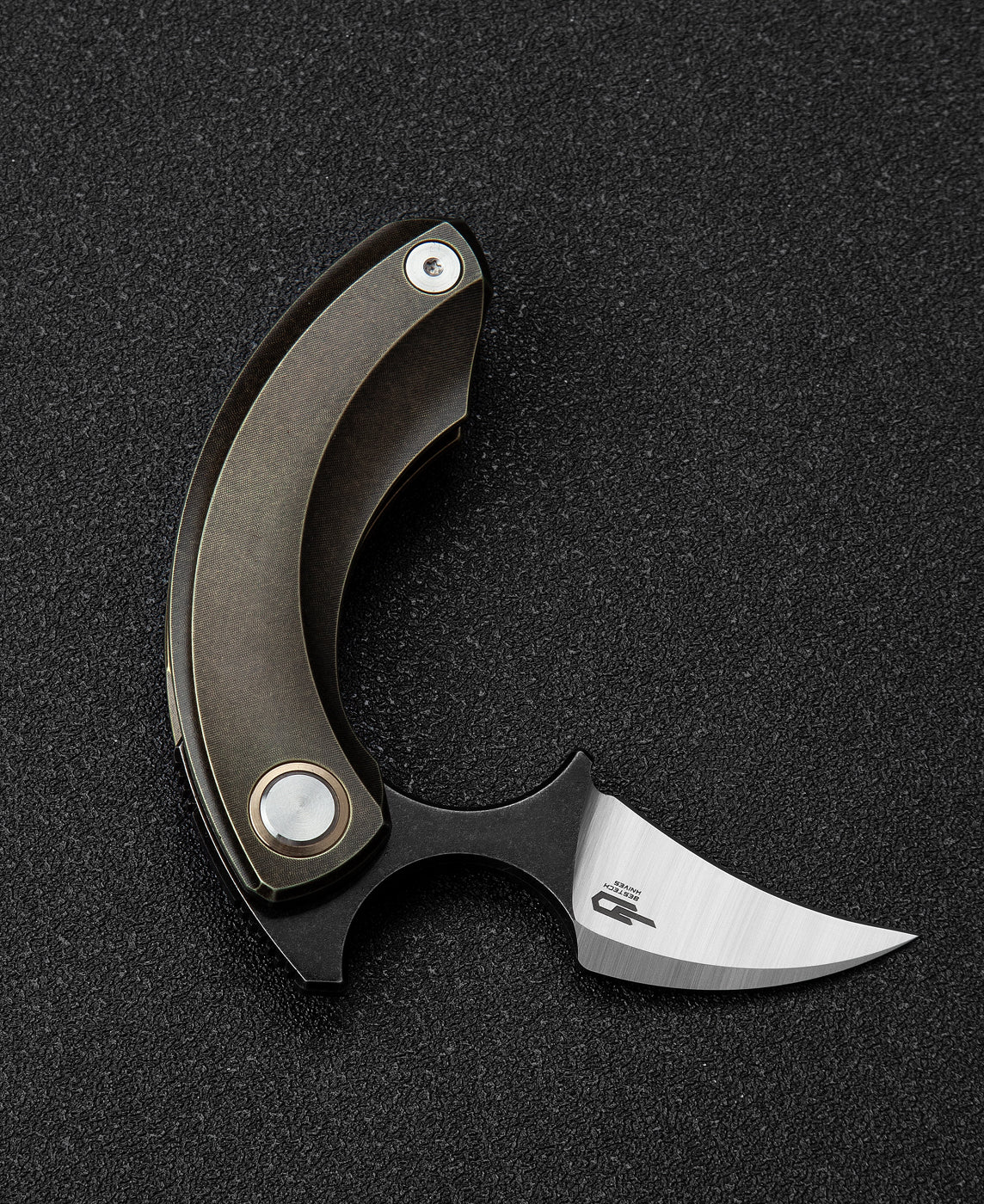 BESTECH STRELIT S35VN钢 6AL4V钛手柄 BT2103B 青铜色 1680