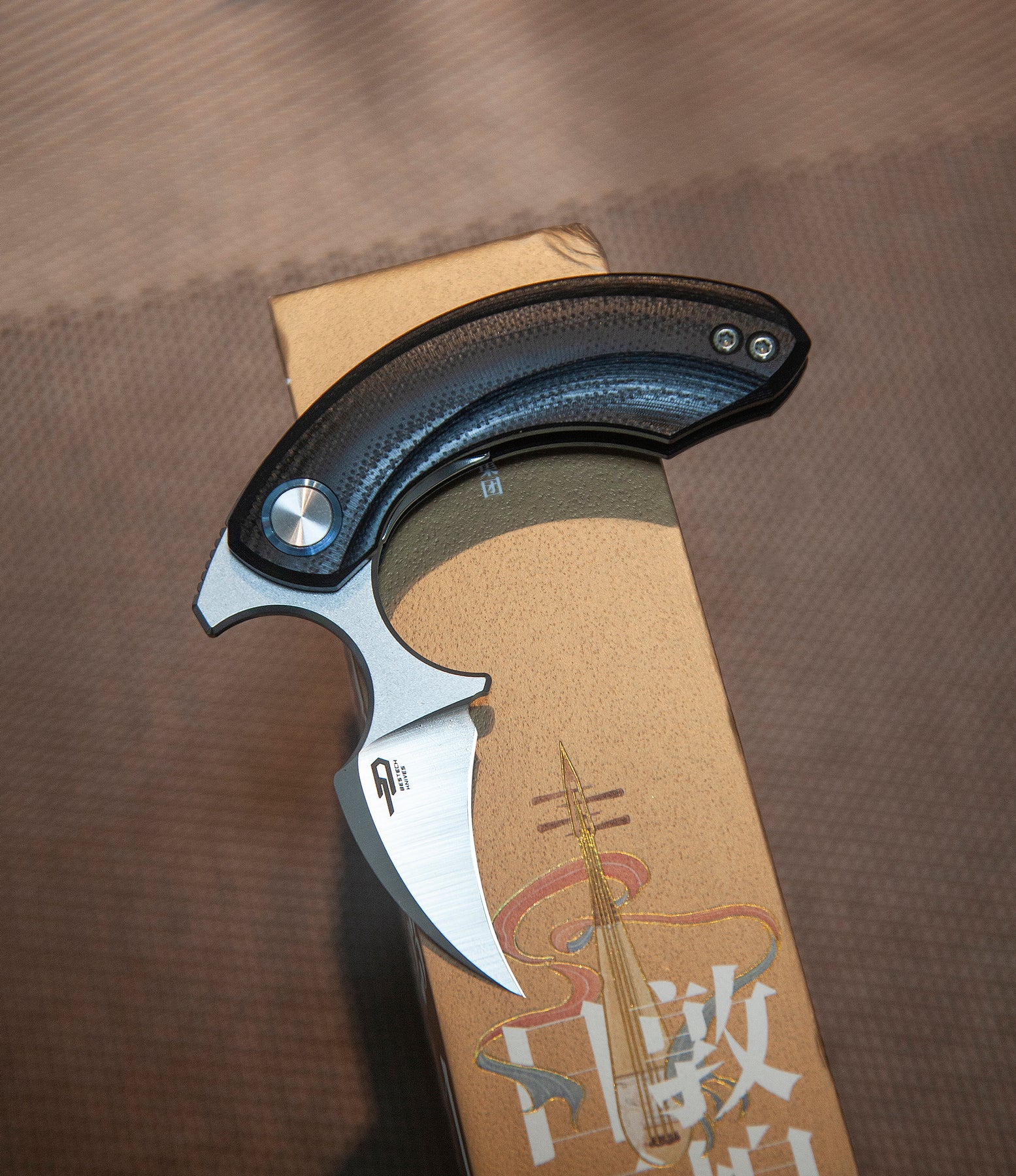 BESTECH STRELIT 14C28N钢 G10手柄 BG52A-1 黑色 480