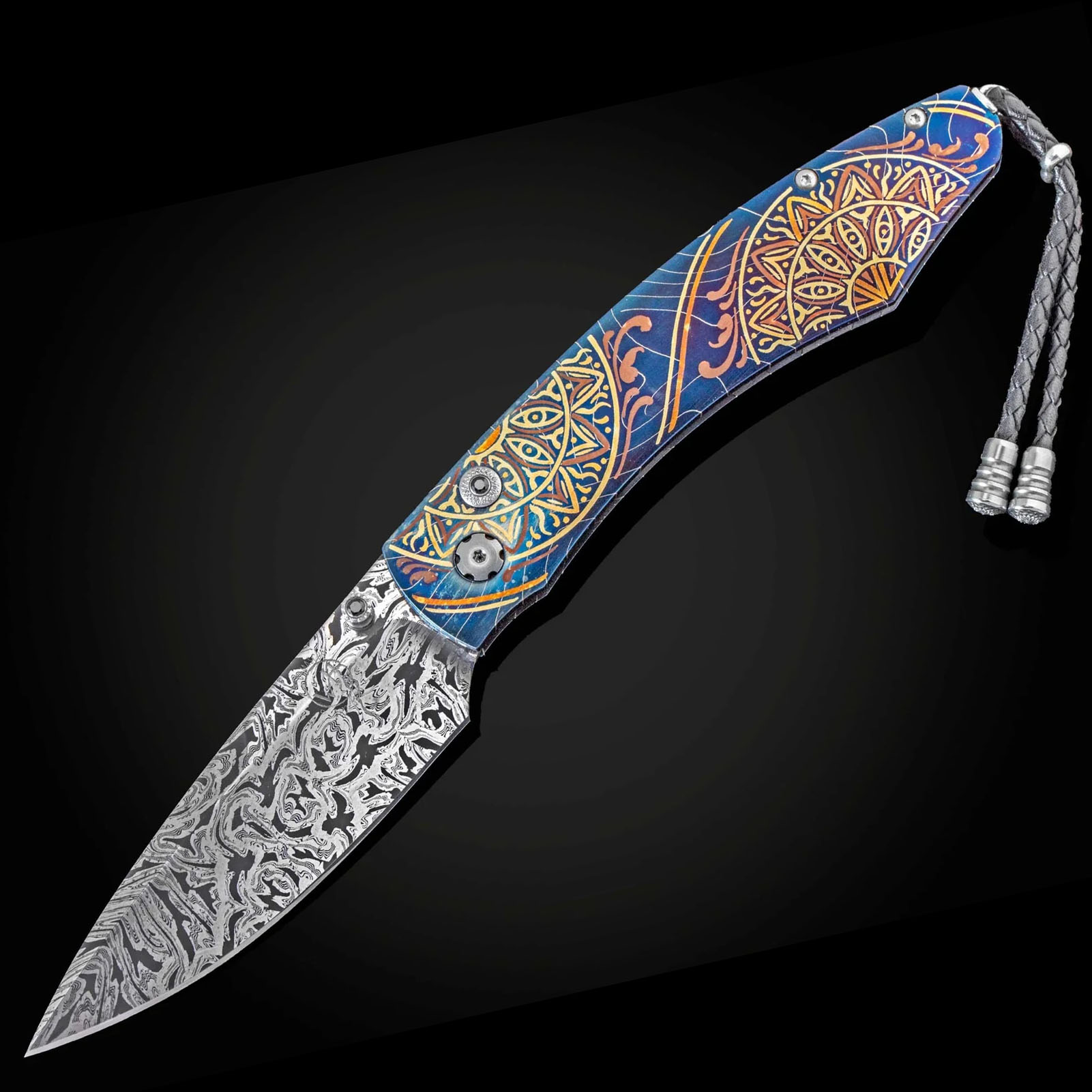 William Henry  B12 BLUE MANDALA 威廉亨利折刀 138750