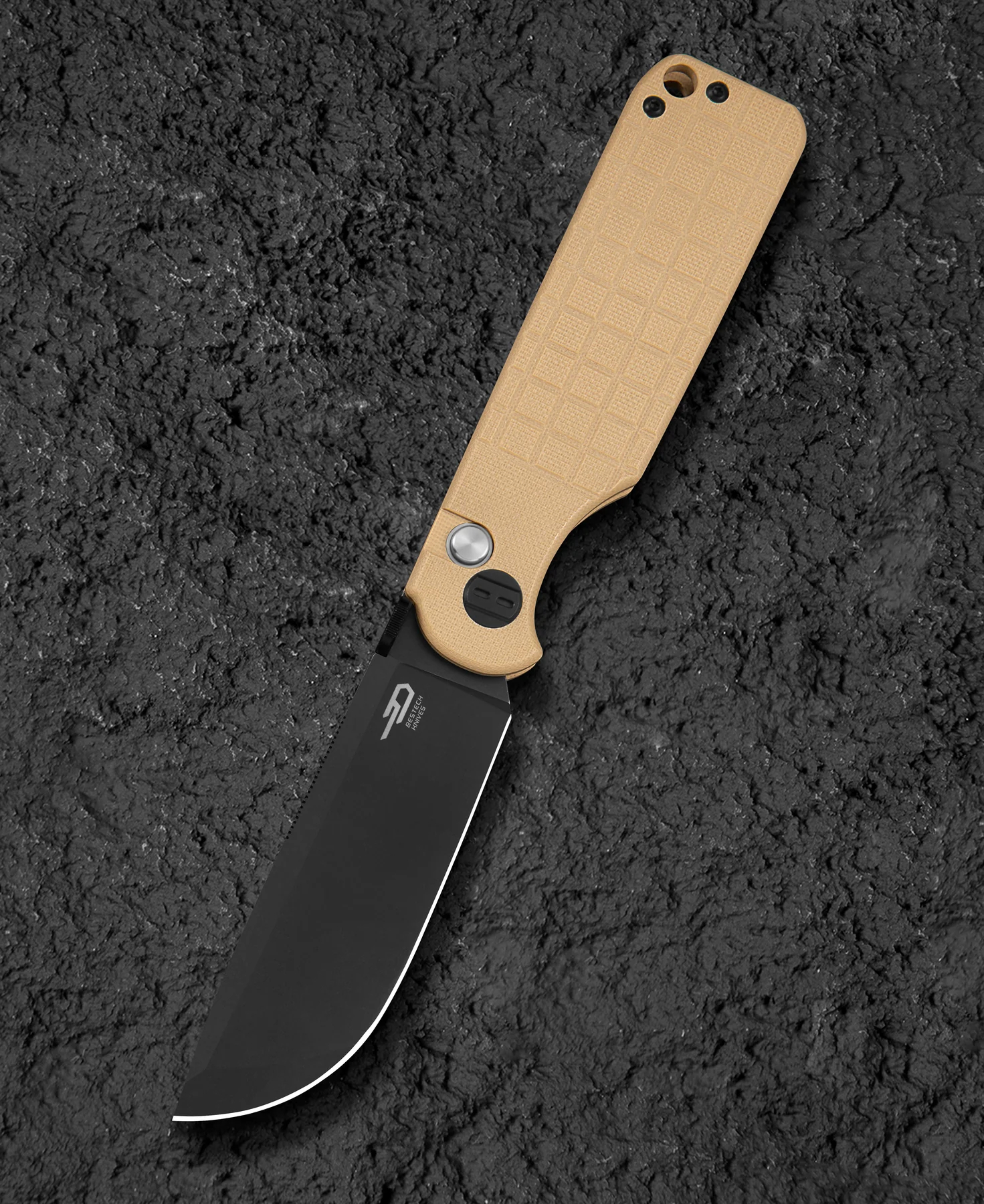 BESTECH GLOK 14C28N钢 G10手柄 BG55C 卡其色 500