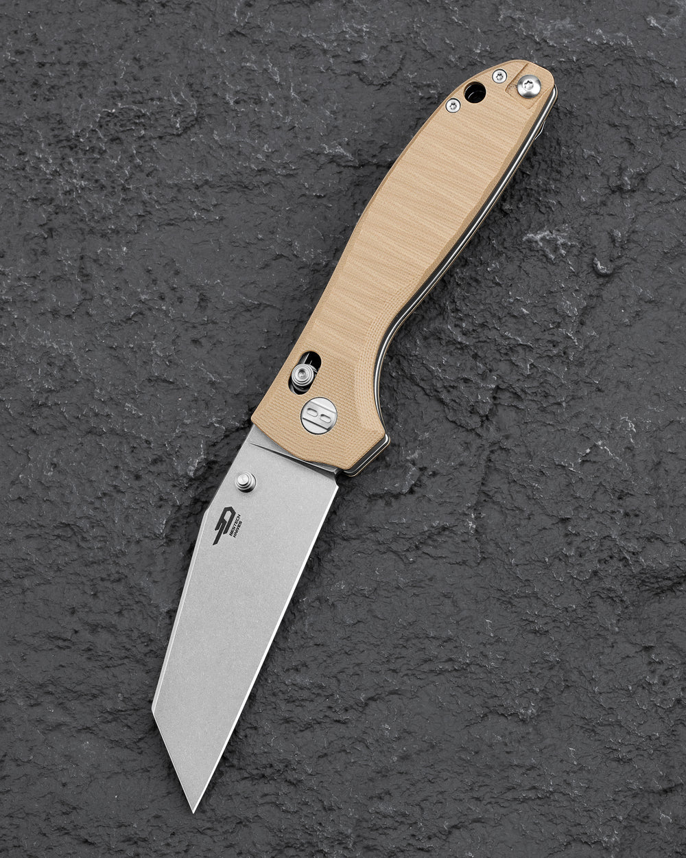 BESTECH Liger D2钢 G10手柄 BG61C 米色 400