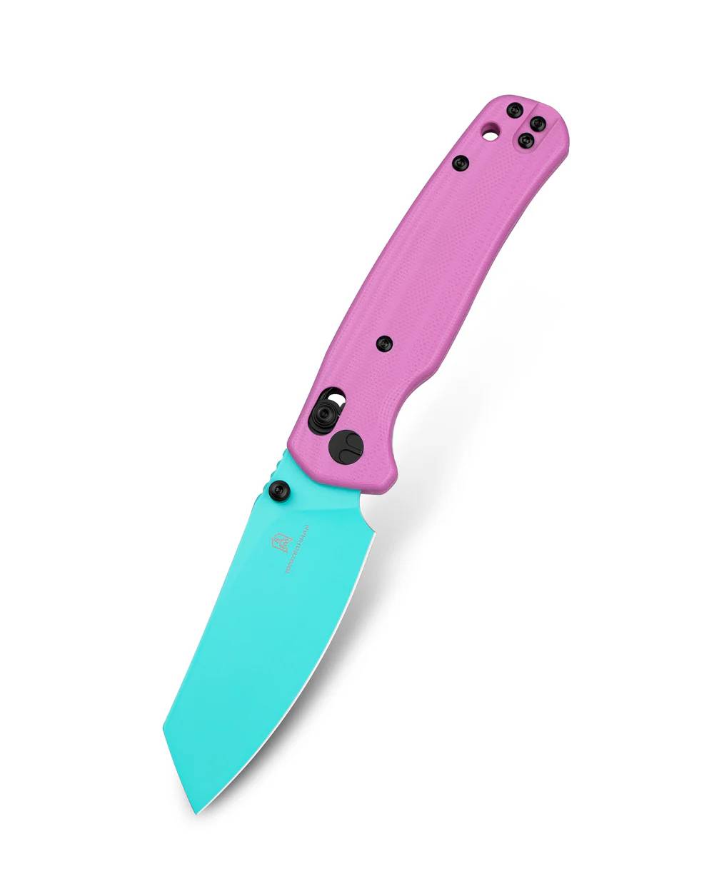 BESTECHMAN CICADA'S WING 10Cr15MoV钢 G10手柄 BMK06E 粉色 380