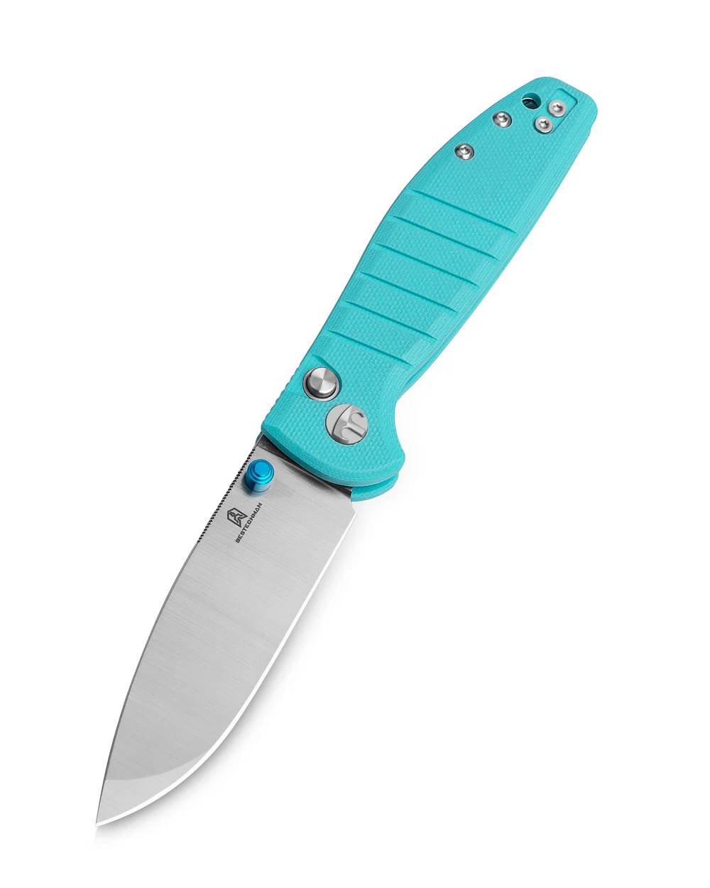 BESTECHMAN GOODBOY Jr. D2钢 G10手柄 BMK10B 浅蓝色 380