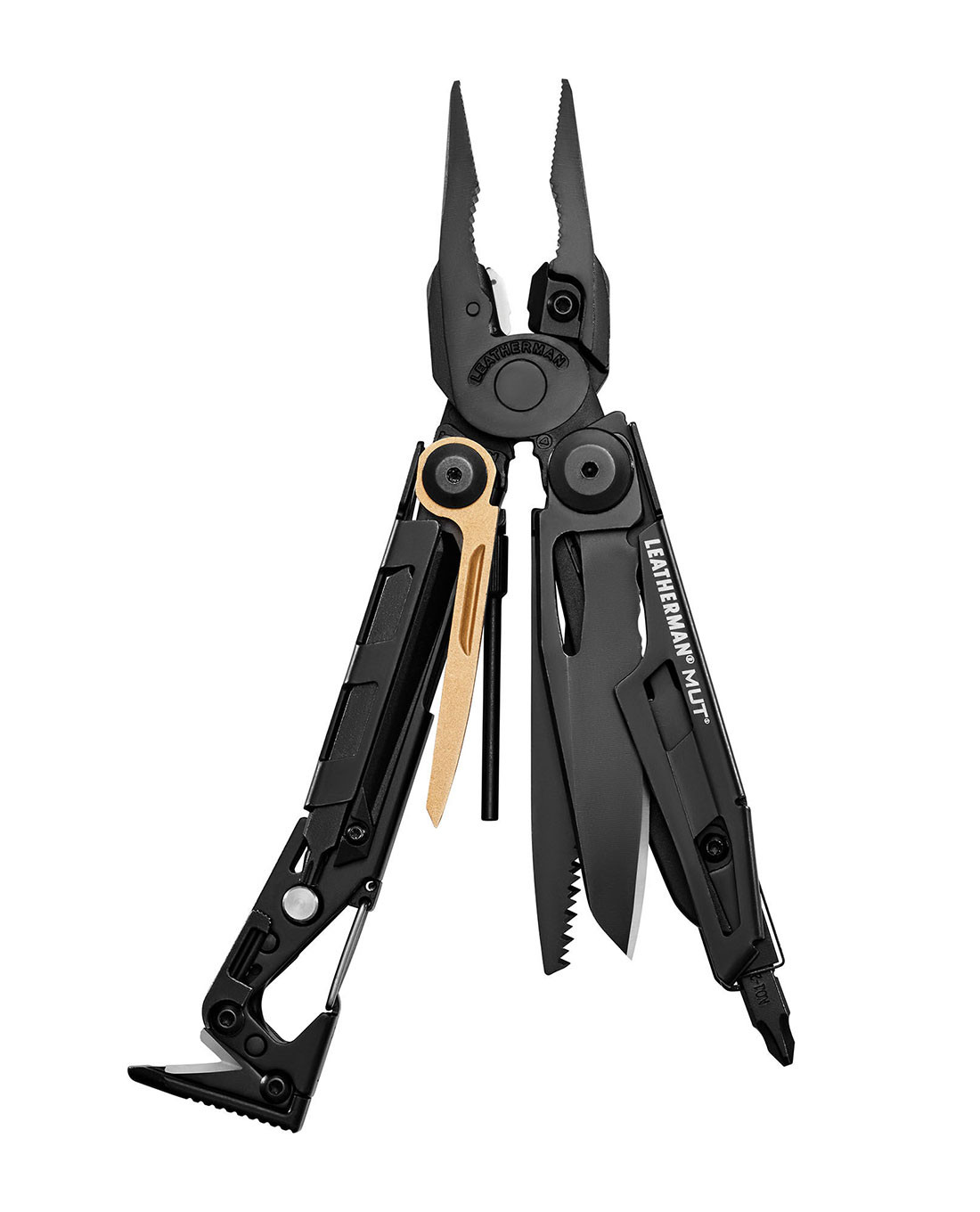 Leatherman MUT-BLACK/MOLLE-GREEN/BOXINT 莱泽曼专业射手全黑  833084 黑色 1780