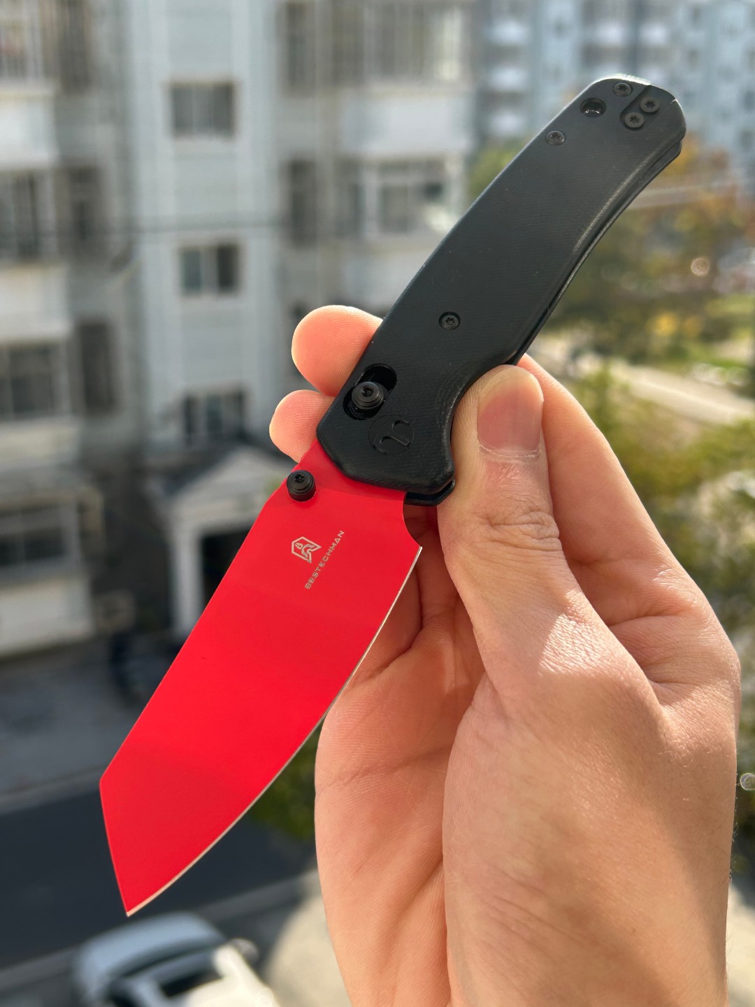 BESTECHMAN CICADA'S WING 10Cr15MoV钢 G10手柄 BMK06F 黑色 380