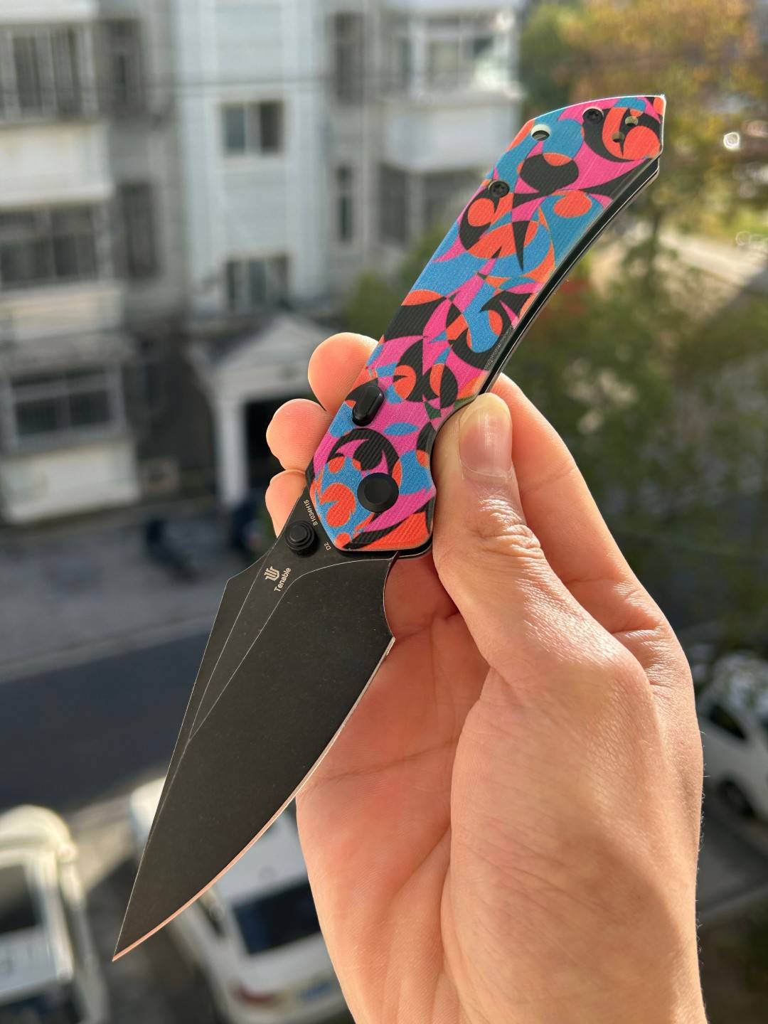 Tenable Fenrir  D2钢 G10手柄 B1034H15 多色迷彩色 400