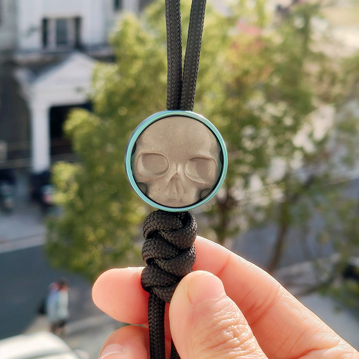 俄罗斯铜斑蛇 POP 钛合金开瓶器刀珠刀坠 绿色 1050