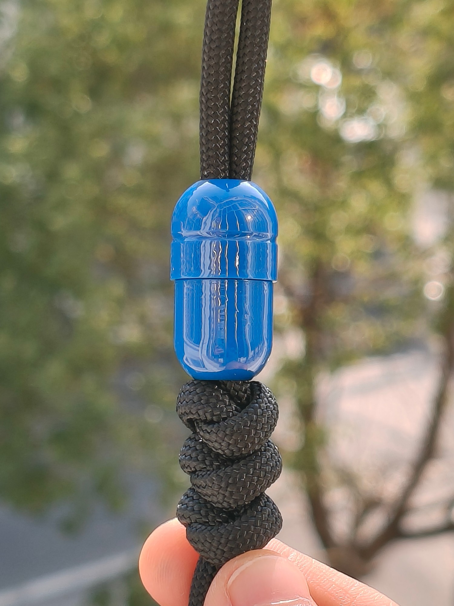 SSD工作室 胶囊树脂刀坠挂件 蓝色