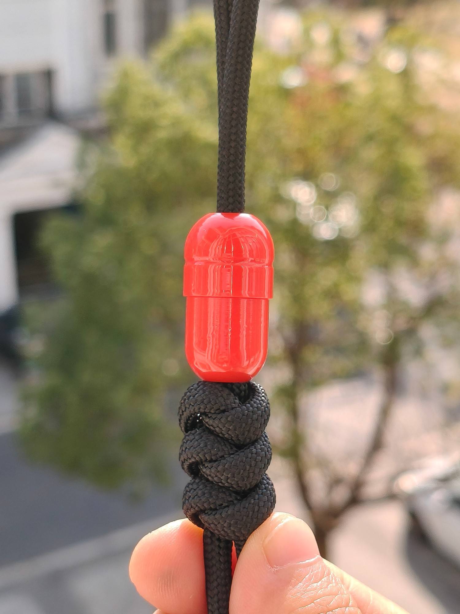 SSD工作室 胶囊树脂刀坠挂件 红色