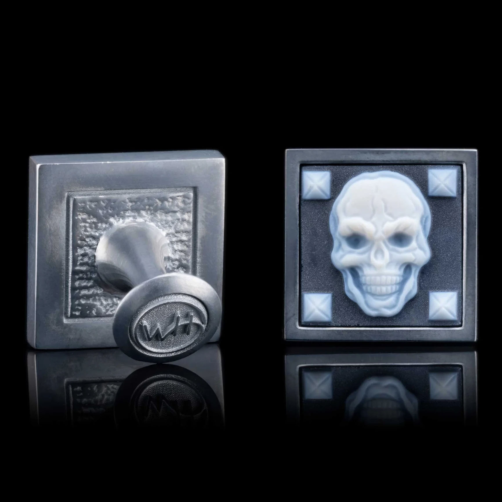 William Henry CL SKULL 威廉亨利袖扣 6712