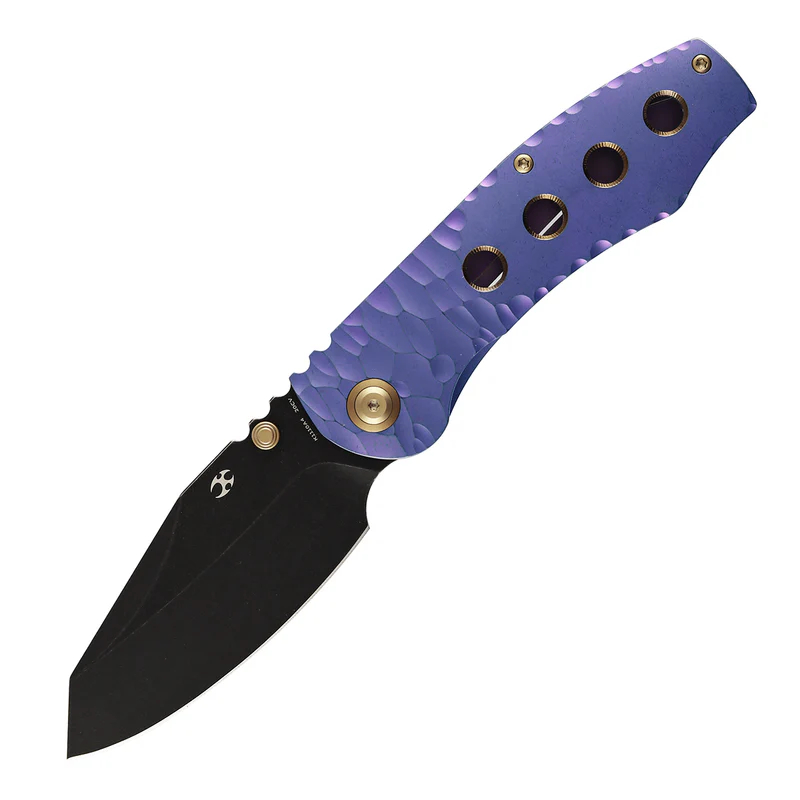 KANSEPT Caveman CPM 20CV钢 钛合金手柄 K1110A4 紫色 1700