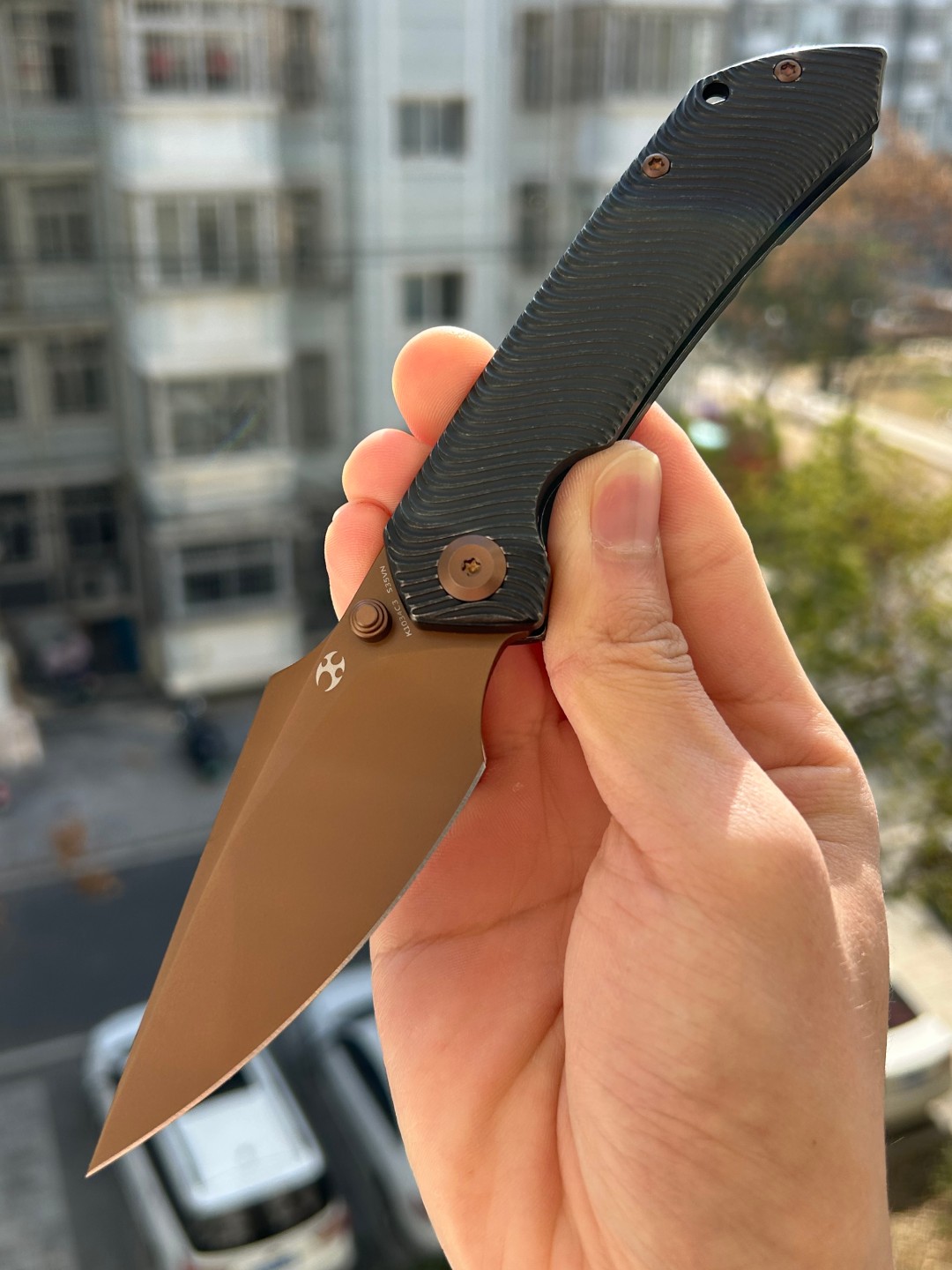 KANSEPT Fenrir CPM S35VN钢 钛合金手柄 K1034C3 黑色 1300