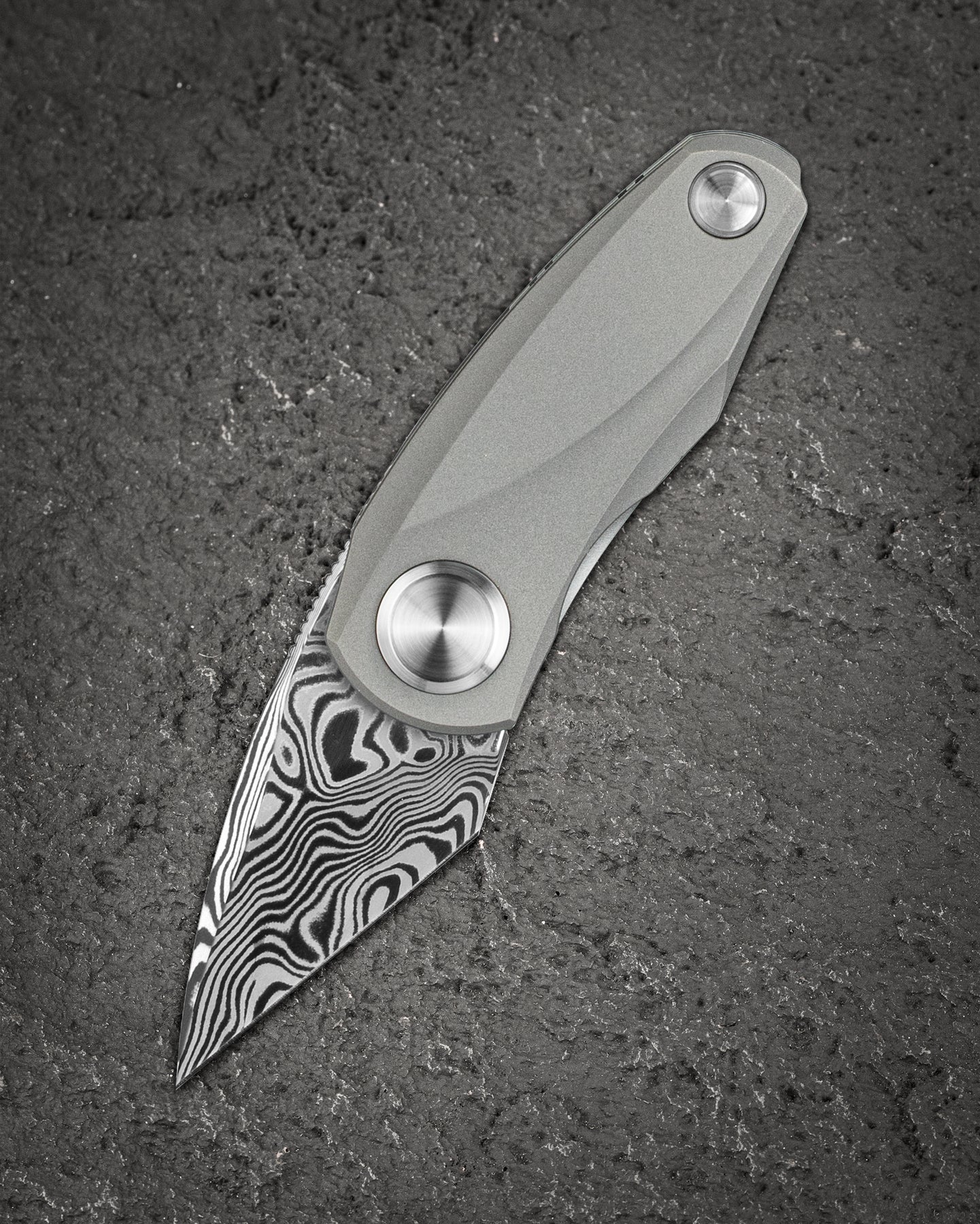 BESTECH TULIP Damasteel钢 钛合金手柄 BT1913F 灰色 1484