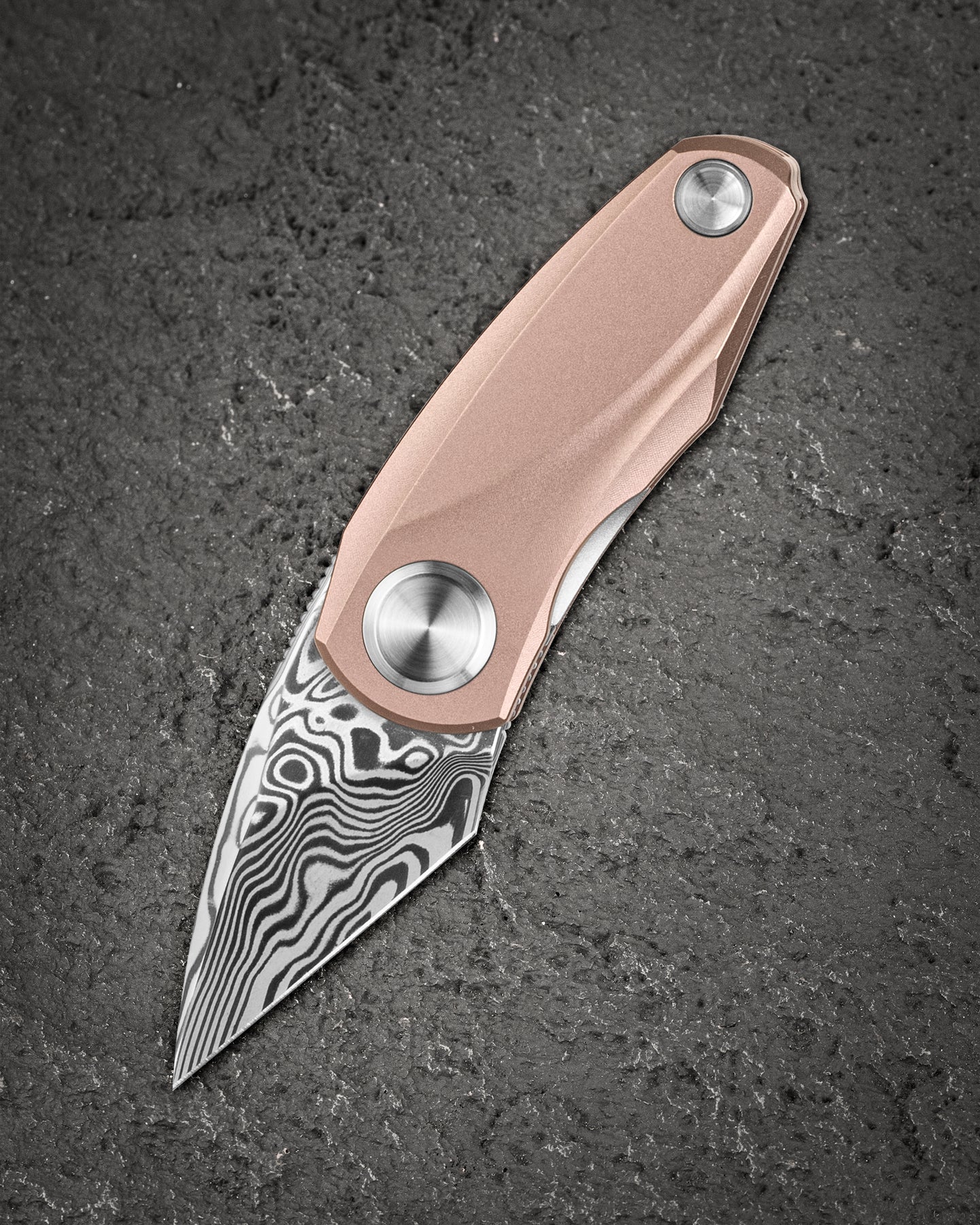 BESTECH TULIP Damasteel钢 钛合金手柄 BT1913I 橙色 1484