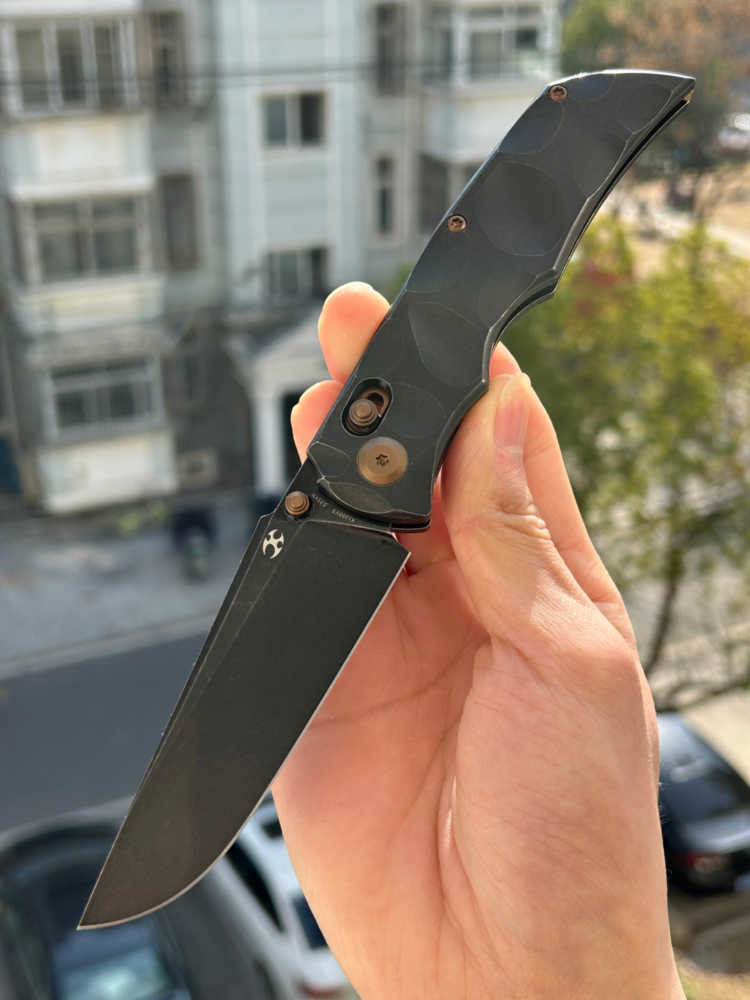 KANSEPT SIF CPM S35VN钢 钛合金手柄 K1100V3 黑色 1400