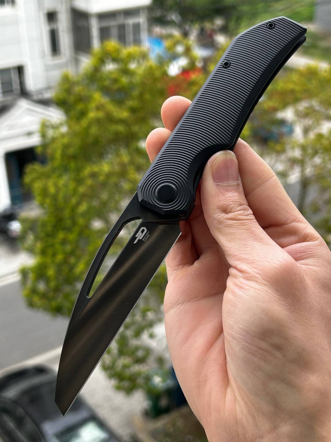 BESTECH TAIPAN MagnaCut钢 钛合金手柄 BT2503E 黑色 1624