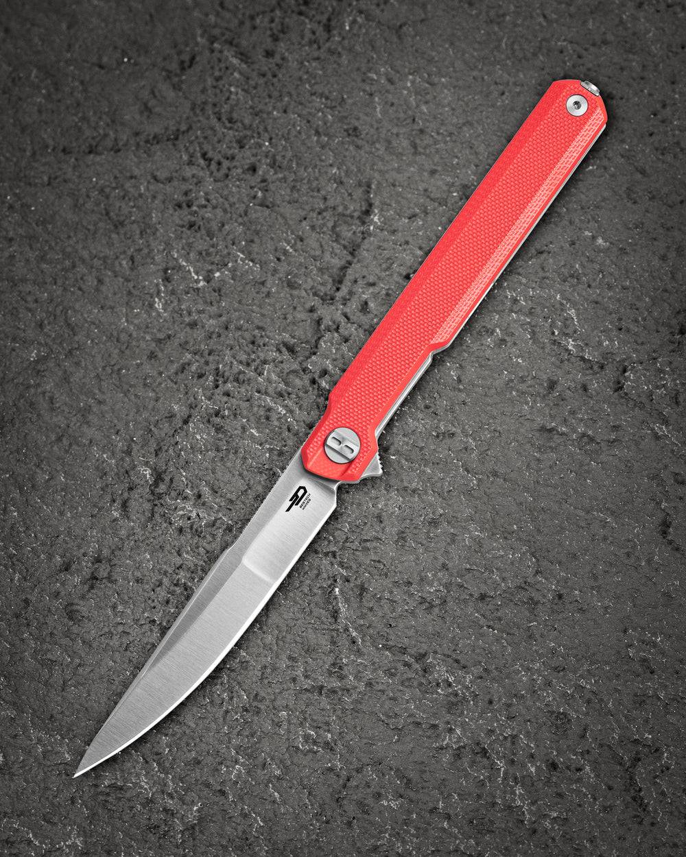 BESTECH DUOZ 14C28N钢 G10手柄 BG65C 红色 335