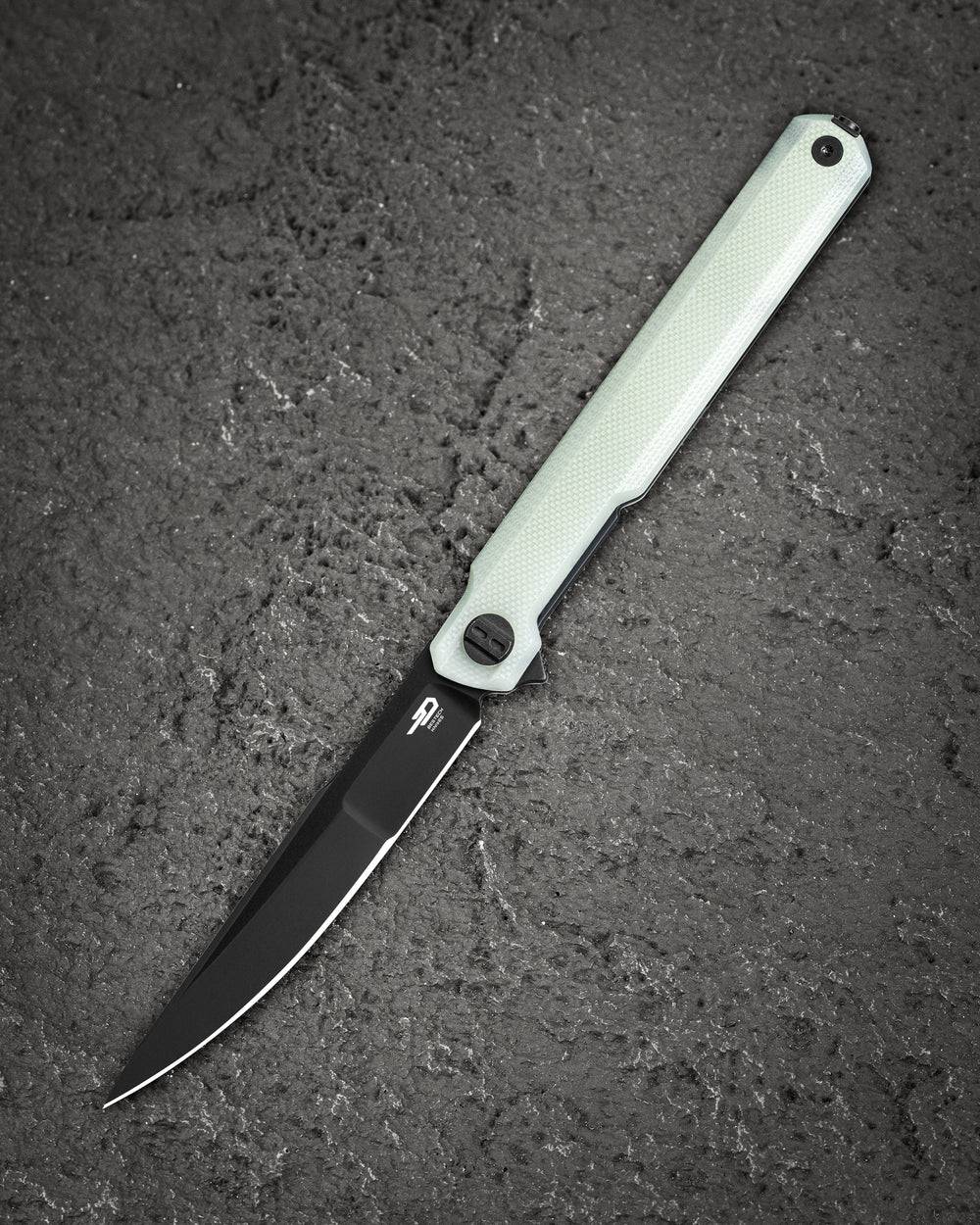 BESTECH DUOZ 14C28N钢 G10手柄 BG65D 翡翠色 335