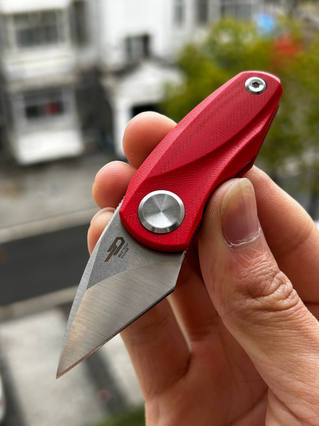 🔥 BESTECH TULIP 14C28N钢 G10柄 BG38B 红色 338