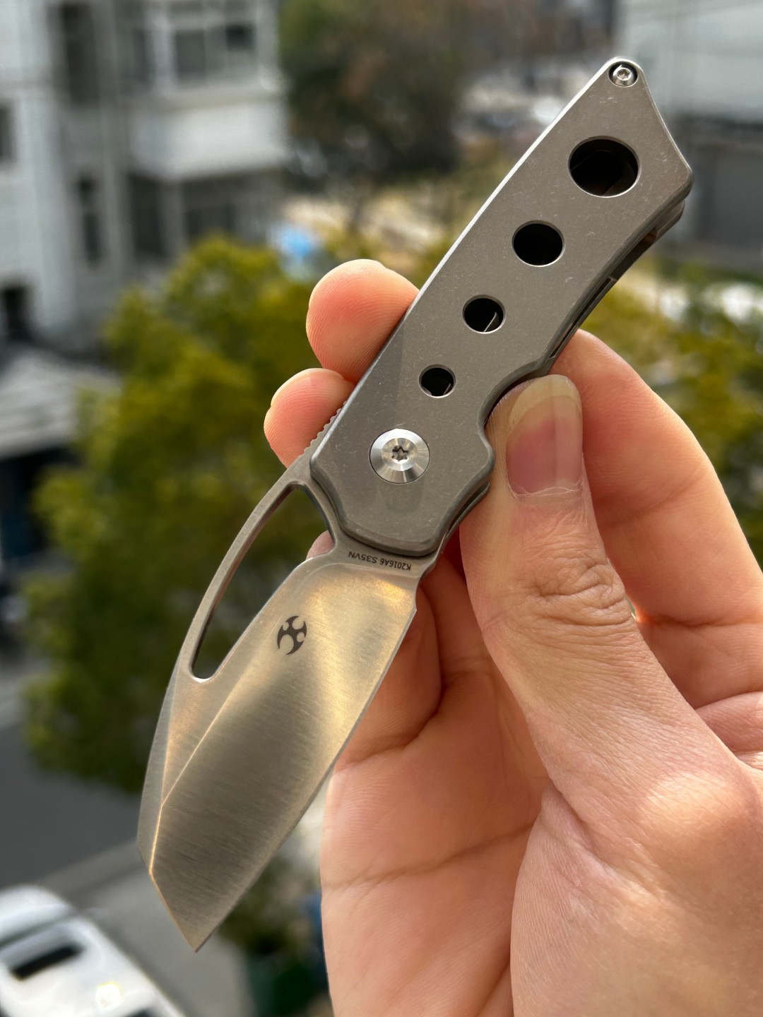 15【特惠】KANSEPT K2016A6 Goblin CPM-S35VN钢 钛柄 原价1150 特惠488