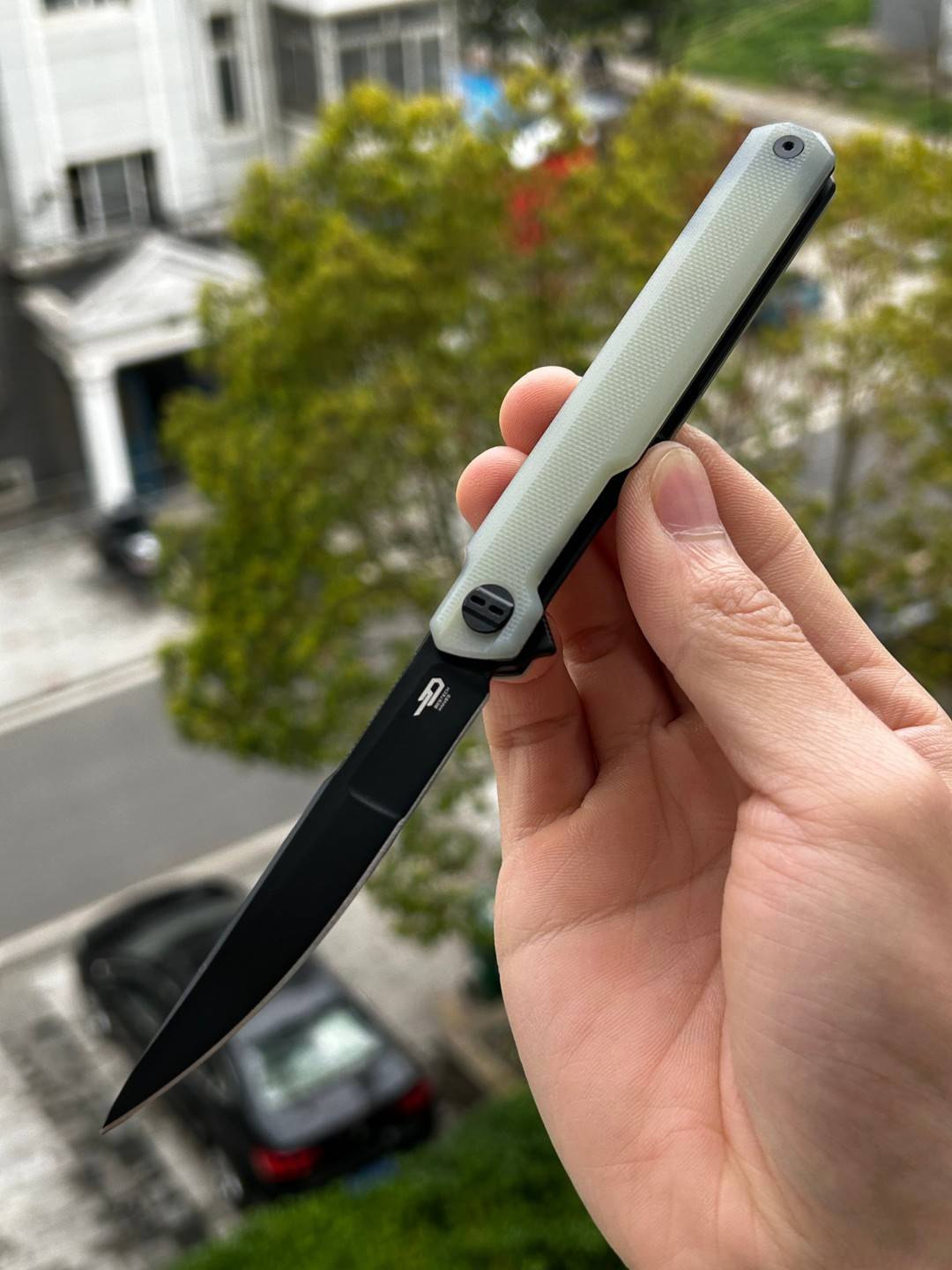 BESTECH DUOZ 14C28N钢 G10手柄 BG65D 翡翠色 335